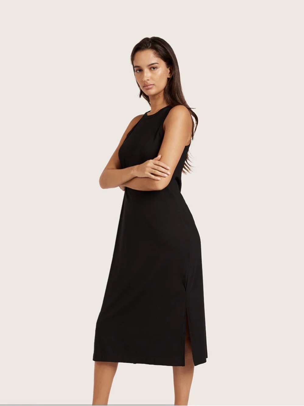BOODY Racerback Dress
In Midweight Bamboo Cotton Jersey Fabric